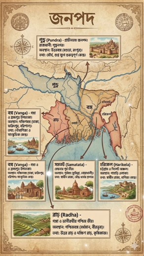 জনপদ (Janapada) কী? | Ancient Janapada in Bengal | SSC HSC History | Job Preparation #হাছিনুর