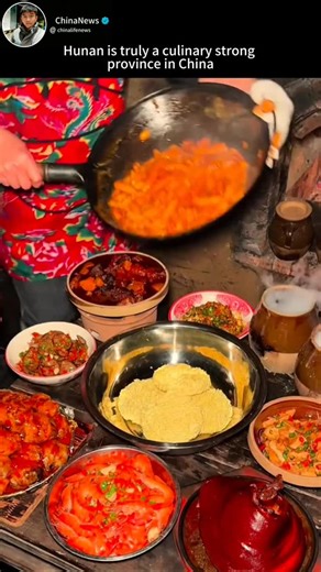 ChinaNews on Instagram: "Featured cuisine from Hunan, China! Xiang cuisine is one of the most famous cuisines in China!"