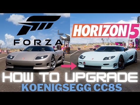 How to Upgrade Koenigsegg CC8S in Forza Horizon 5 + Top Speed