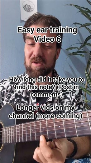 Easy ear training. play guitar by ear. beginner guitar lesson #guitarlesson #eartraining