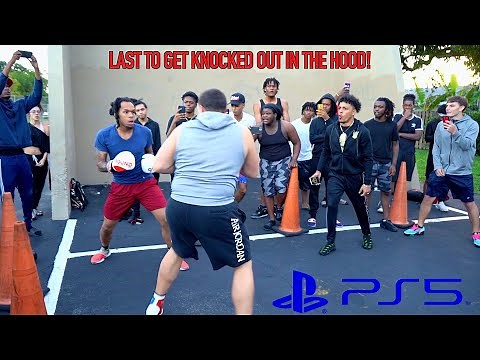 Last To Get Knocked Out In The Hood Wins A PS5!