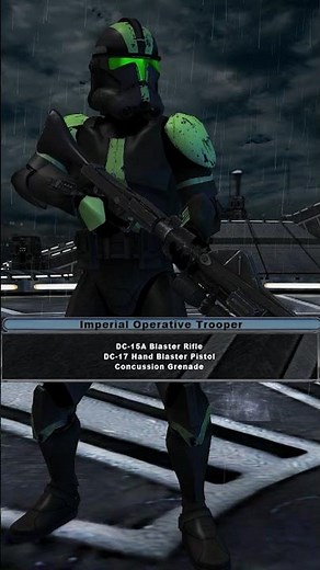 Imperial Operative Trooper - Star Wars Battlefront II #starwarsbattlefront2mods #shorts