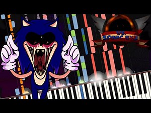 You Can't Run - Friday Night Funkin' VS. SONIC.EXE (Synthesia)