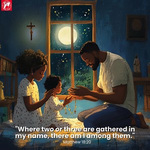 🕊 "A family that prays together, stays together." – Servant of God Fr. Patrick Peyton In a world filled with noise and distraction, one of the greatest gifts we can give our children is the habit of prayer. 📿 Teach them to make the Sign of the Cross ✝️ Whisper simple prayers before bed 🌙 Kneel together before the Blessed Sacrament 🕯 Let the home become a little domestic church—where Jesus is loved, honored, and remembered daily. 💒 💛 Start small. Stay faithful. God will do the rest. #Cathol