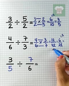 Mira estos dos métodos para dividir fracciones fácil 📢❗ | Juegos Matemáticos