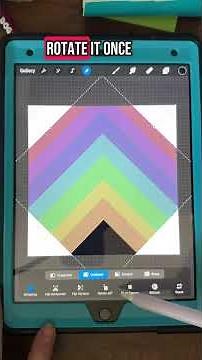 How to Make a Seamless Pattern in Procreate #Shorts | Beginner Digital Art Tutorial