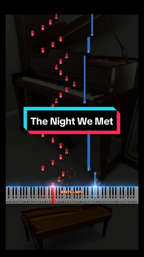 Easy Piano Tutorial for 'The Night We Met' by Lord Huron