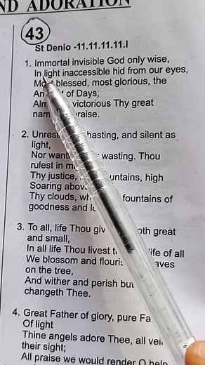 Immortal Invisible God: A Daily Devotional Hymn