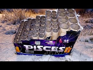 Baterie PISCES 64 SHOTS 20-25-30-50mm ! JMX64-2 Fireshow [ PISCES SCĂRIȚĂ ] #fireworks 🎆