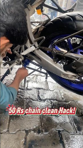 #r15 chain clean #bikers #riders #bikelover #minivlog