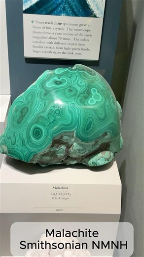 Malachite Crystal Formations – Smithsonian Museum of Natural History