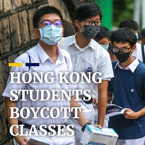 Thousands of Hong Kong school pupils boycotted class and joined anti-government protests on Monday, the first day of the new term. Read the full story: http://sc.mp/433b0 | South China Morning Post