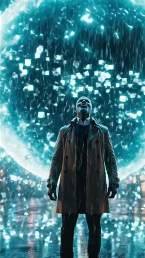 Cyberpunk Dreams: RUMI and the Energy Orb 💎 #ai #cyberpunk #shorts #veo3 #digitalart