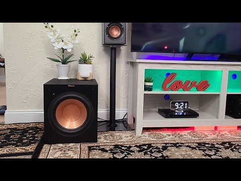 Klipsch R-12SW 12" Front Firing Subwoofer (4K Quality) (Unboxing,Setting,Sound Test).