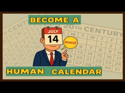 Demonstration of the Formula for becoming a Human Calendar : Modular Arithmetic #SoME4