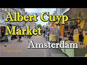 Albert Cuyp Market | The Biggest Market|Amsterdam|Market Stalls|Netherlands|Local Market|Stroopwafe