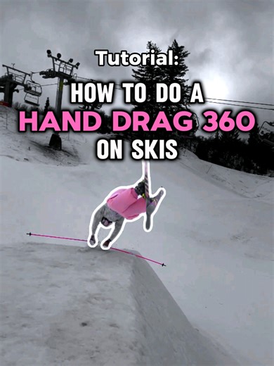 How to hand drag 360 on skis (tutorial) Pants: @Trashbagsworld code: JWHITE (15% stackable) Poles: @goodeskis code: JWHITE (20% off) Camera: @insta360 official code: JWHITE #skiing #skitutorial #howto #handdrag360 #tutorial