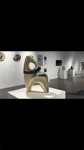 Anastasiya Guminskaya on Instagram: "From the series «Territory of Contrast»: Centaur This stoneware sculpture offers a contemporary, abstract reading of the mythological centaur. The figure is caught in a moment of powerful, awakening motion—a deep stretch and rotation, as if rousing from slumber. Here, the ancient hybrid creature—half-man, half-horse—is reimagined not as a symbol of wild nature, but as an embodiment of contained, awakening power and the perpetual tension between primal instinc