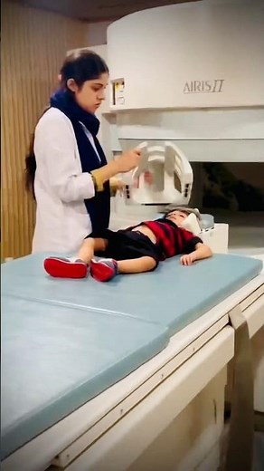 Safe and Stress-Free: MRI Brain Scan for Kids in an Open MRI Machine#highlights #toptrending #viral