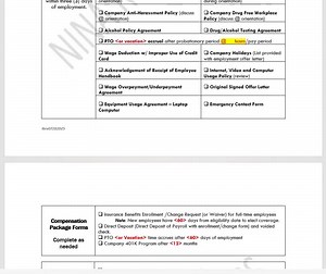 New Hire Checklist Template: Employee Onboarding, HR Policies (Word/PDF)