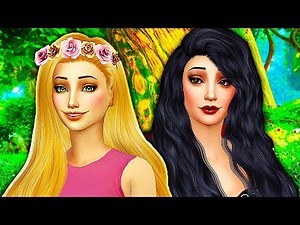 😈 MOTHER GOTHEL & RAPUNZEL 🐸 The Sims 4 Disney Villains Challenge #11