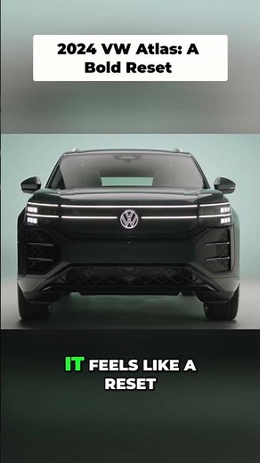 Volkswagen Atlas A Bold Reset, Not Just an Update