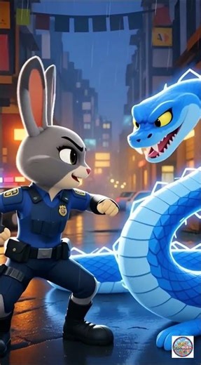 Zootopia-Roblox, Cartoon Turns Into LEGO! Judy Hopps VS Gary De'Snake