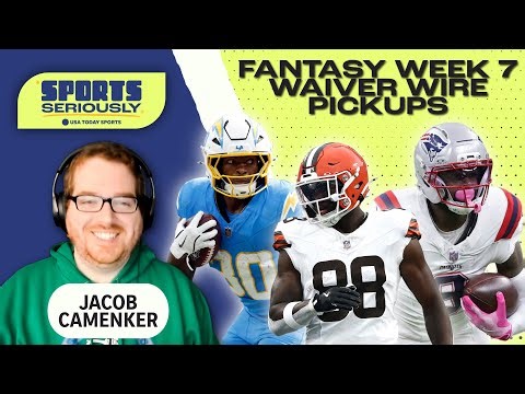 Top Week 7 waiver wire targets include Kimani Vidal, Kayshon Boutte, and Bam Knight