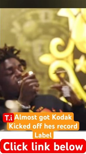 T.I and andre3000 almost got Kodak kicked of Atlantic records #kodakblack #fyp #hiphop