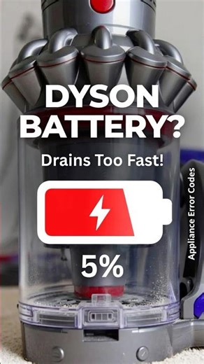Dyson Battery Drains Too Fast?! 😱
