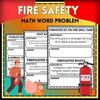 Alarm Bells & Equations: Fire Safety Week Math Fun for Grades 2–8