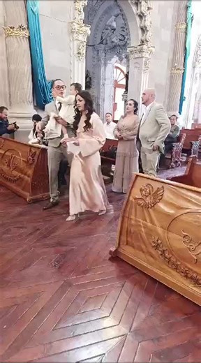 Church Ceremony Featuring Family and Newborn Blessing