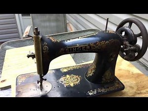 Singer 115 Treadle Sewing Machine Restoration Video #1