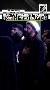 EMOTIONAL MOMENT! Women break down at Iran’s Supreme Leader Ayatollah Ali Khamenei's final farewell