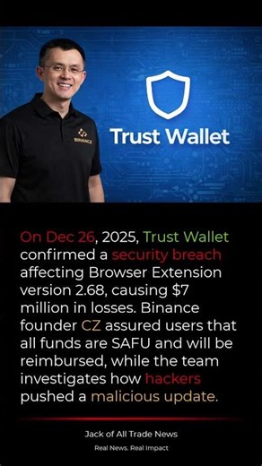Trust Wallet Browser Extension Hack Impacts $7M, Users Fully Covered