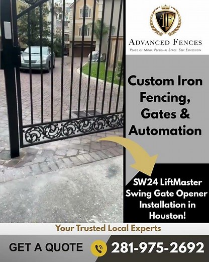 SW24 LiftMaster Swing Gate Opener Installation