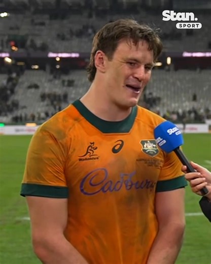 Tom Hooper with a message for Wallabies fans 🦘 #Wallabies | rugby.com.au
