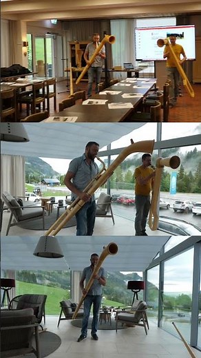 ALPHORNING IN THE SWISS ALPS