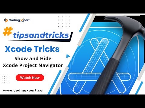 How to Show and Hide Xcode Project Navigator | Xcode Navigator ShortCut key | Xcode Tips and Tricks