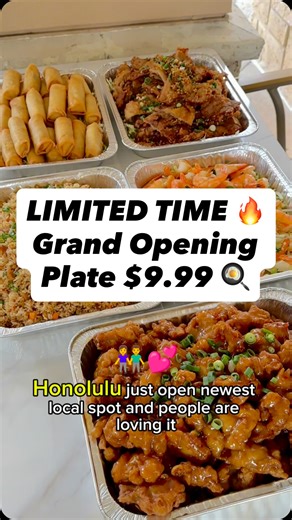Nate | Hawaii Food Guide on Instagram: "New spot alert 🚨 Fresh, local! Loco Moco Drive Inn just opened in Honolulu — serving real island comfort food 🍛✨ Plates, party trays, and catering — made fresh daily. Go check them out today 🤙🏼 #NateEatsHawaii #LocoMoco #HawaiiFood #OnoGrindz #honolulueats"