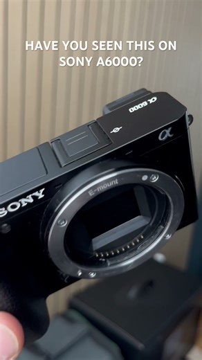 Closed shutter on Sony A6000 - New Anti-dust feature? 🤔 #a6000