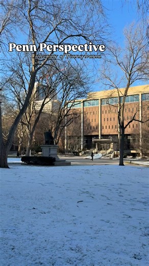 Penn Alumni on Instagram: "January: a snowy start to the spring semester ❄️ #pennperspective"
