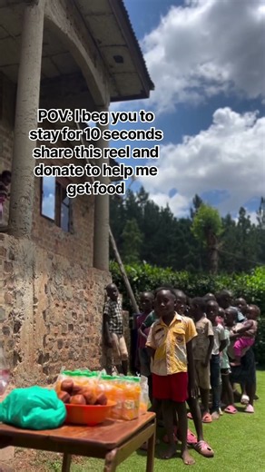 POV: I beg you to stay for 10 seconds share this reel and donate to help me get food. Donation link