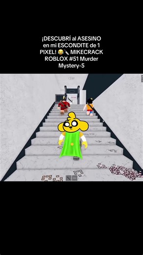 ¡DESCUBRÍ al ASESINO en mi ESCONDITE de 1 PIXEL! 😂🔪 MIKECRACK ROBLOX #51 Murder Mystery-5