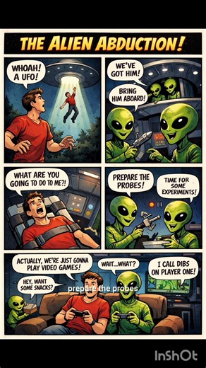 the alien abduction ## cls comics
