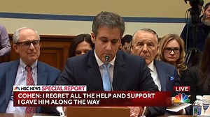 94K views · 2K reactions | Michael Cohen in congressional testimony: "I am ashamed that I chose to take part in concealing Mr. Trump’s illicit acts rather than listening to my own conscience. I am ashamed because I know what Mr. Trump is. He is a racist. He is a con man. And he is a cheat." Live updates: https://nbcnews.to/2Ha7Ww1 | NBC Nightly News with Tom Llamas | Facebook
