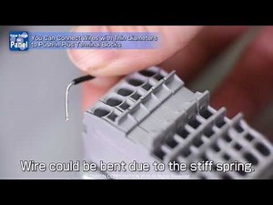 Omron Push In Plus Terminal: Using thin wires