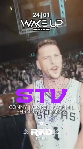 WAKE UP event on Instagram: "📅 Le 24 janvier, le @redclub37 de Tours entre en ébullition ! ✨ Prépare-toi à une nuit intense, portée par des basses puissantes et une ambiance comme tu n’en as encore jamais vécue! Une équipe solide prend le contrôle du club pour te faire vivre une expérience unique 🤌🏻 🎧 Pour l’occasion, @stv_hardcore le boss de l’uptempo français débarque à Tours. Une date rare, un moment fort, et une soirée qui s’annonce mémorable🫶🏻 🎟️ Les places sont disponibles dès maint