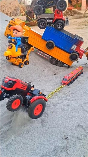 Remote Control Jcb And tractor Truck Unboxing And Testing Short Video #trending ||