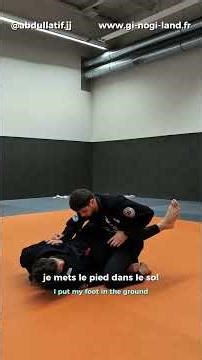 BJJ JJB - Flower sweep from Squid guard - Flower sweep depuis la Squid guard